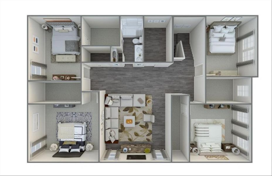 Adams Second Floor Plan