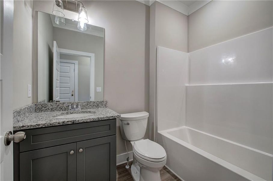 Furnished interior view inside a new home in , Cartersville (Image 3).