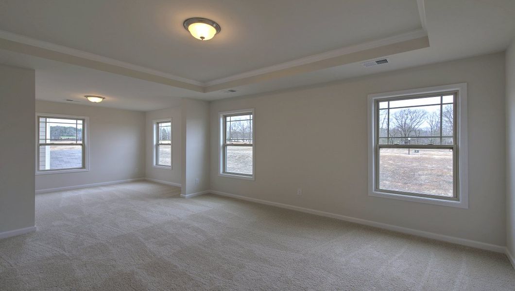 Spacious, unfurnished interior of a new home in Reserve at Tap Root Farms, Fletcher (Image 26).