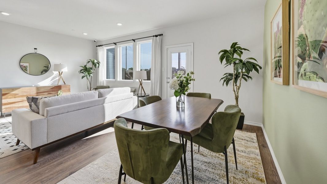 Representative furnished interior of a home built from the Justice-Lot Fit by D.R. Horton in Hanolley Hills, Sherman (Image 6). Representative furnished interior of a home built from the Justice-Lot Fit by D.R. Horton in Hanolley Hills, Sherman (Image 6).