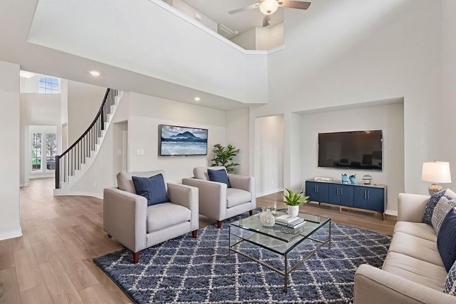 Photo is not of the actual home but is an inspirational photo of builder’s model home and may depict options, furnishings, and/or decorator features that are not included. Photo is not of the actual home but is an inspirational photo of builder’s model home and may depict options, furnishings, and/or decorator features that are not included.