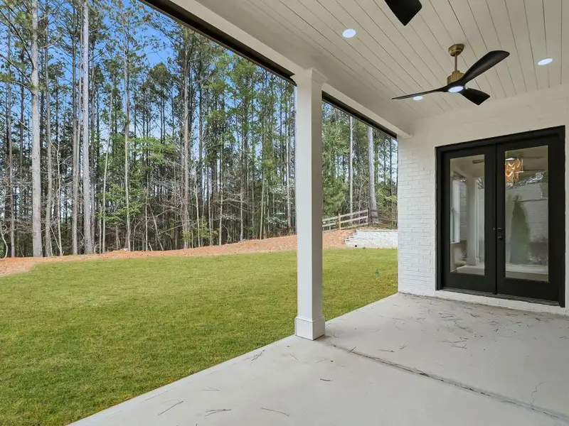 Exterior details and patio area of a home in , Canton (Image 4).