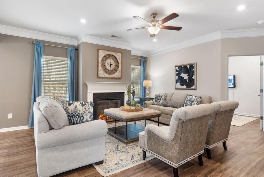 Furnished interior view inside a new home in Jones Ridge, Dallas (Image 4).