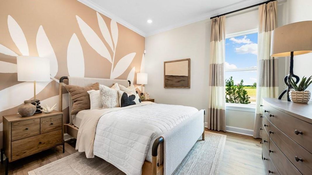 Furnished interior view inside a new home in Esplanade at Wellen Park, Englewood (Image 9).