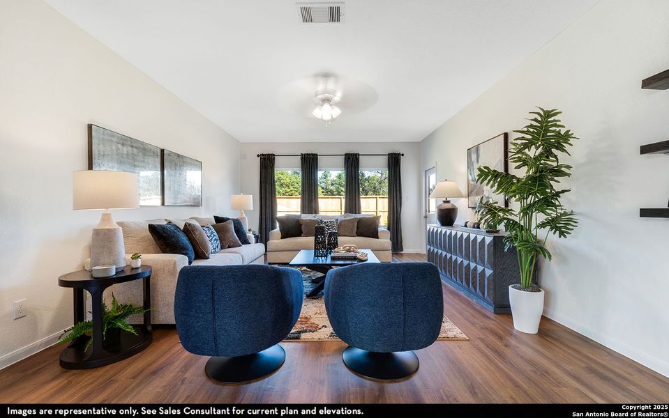 Furnished interior view inside a new home in Katzer Ranch, Converse (Image 11).