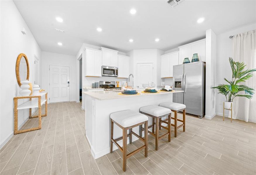 Furnished interior view inside a new home in Pioneer Ranch: Pioneer Ranch 50's, Ocala (Image 30).