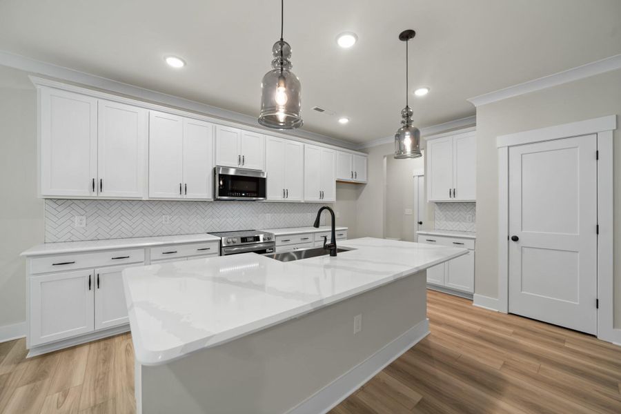 Furnished interior view inside a new home in Harbor Crossing, Greensboro (Image 8).