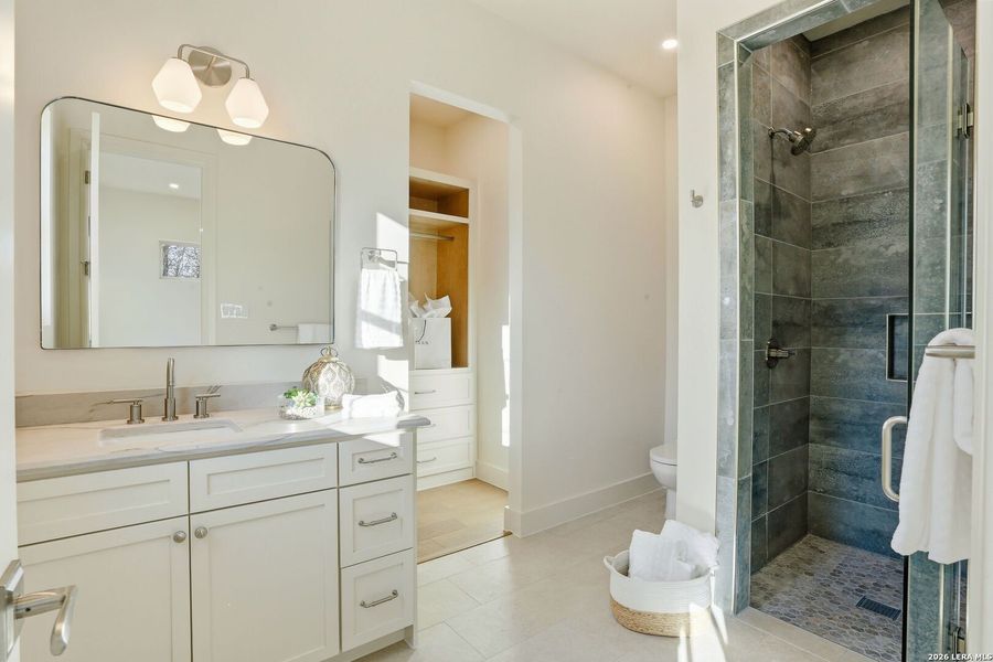 Furnished interior view inside a new home in , Terrell Hills (Image 15).