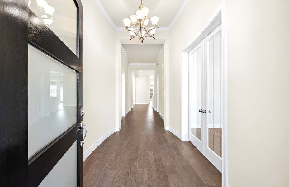 Representative unfurnished interior of a home built from the 3030AU by Ravenna Homes in Audubon 60′, Magnolia (Image 19).