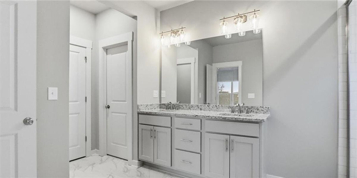 Furnished interior view inside a new home in Traditions of Braselton, Jefferson (Image 13).