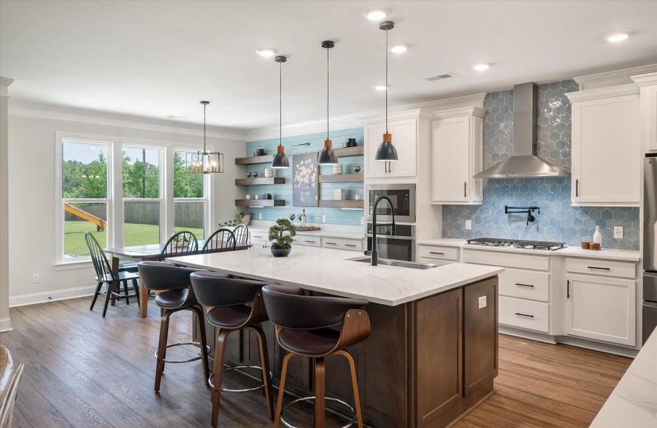 Furnished interior view inside a new home in The Enclave at French Quarter Creek, Huger (Image 29).