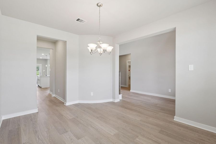 Photo is not of the actual home, but is an inspirational photo of builder’s model home and may depict options, furnishings, and/or decorator features that are not included