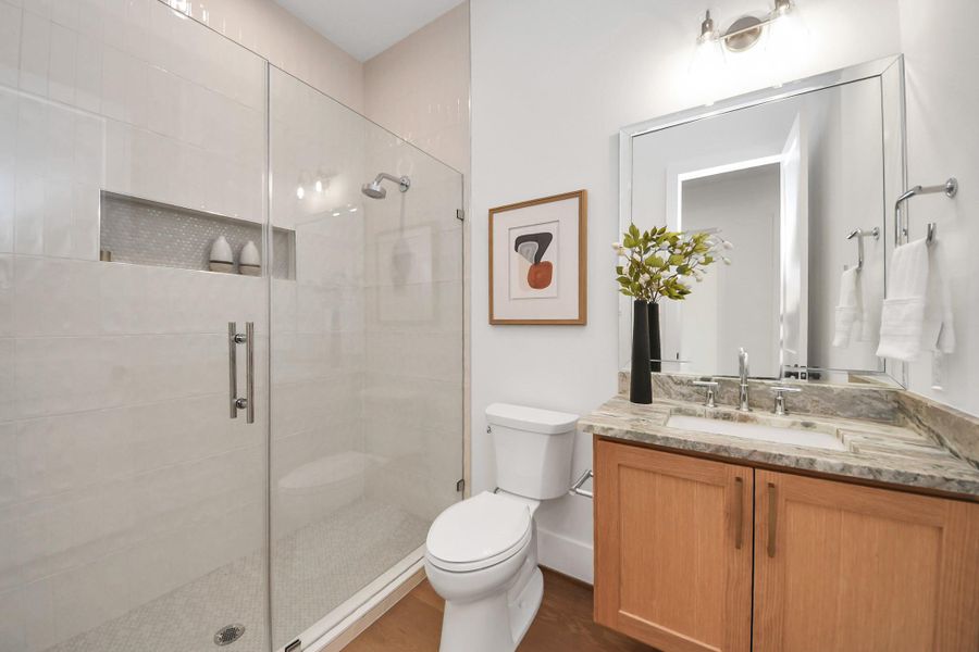 Furnished interior view inside a new home in , Houston (Image 30).