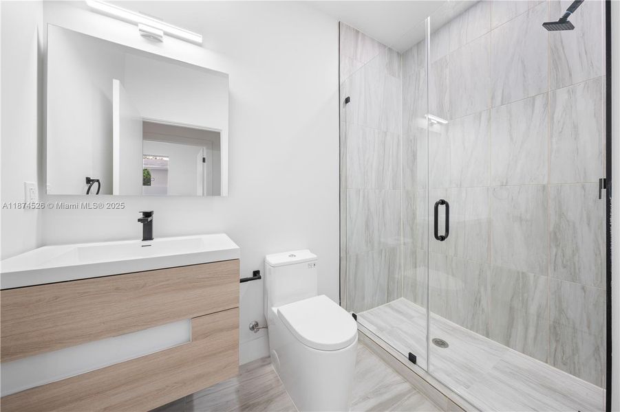 Furnished interior view inside a new home in , Miami (Image 6).