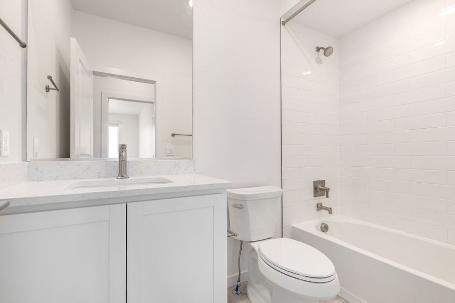 Furnished interior view inside a new home in Gateway Commons, Denver (Image 10).