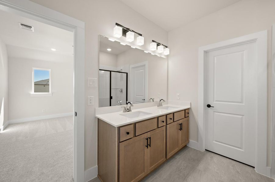 Furnished interior view inside a new home in The Retreat at Harvest, Argyle (Image 8). Furnished interior view inside a new home in The Retreat at Harvest, Argyle (Image 8).