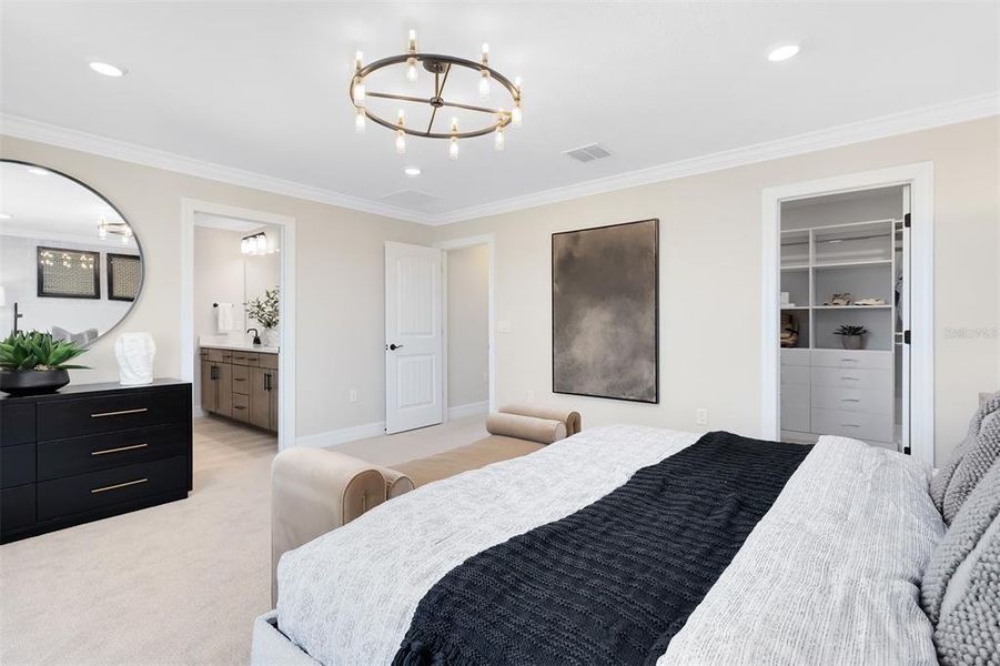 Furnished interior view inside a new home in Winter Grove, Winter Garden (Image 16).