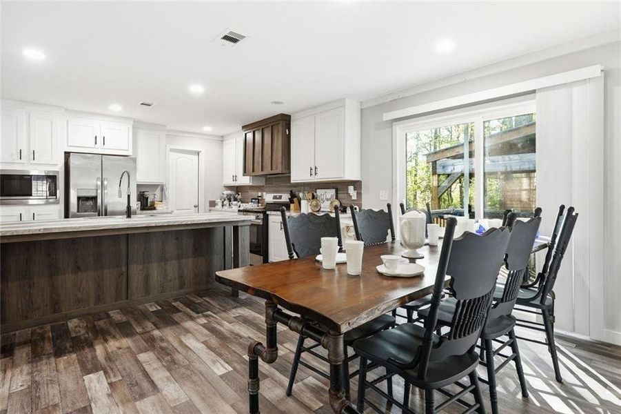 Furnished interior view inside a new home in , Talking Rock (Image 5).
