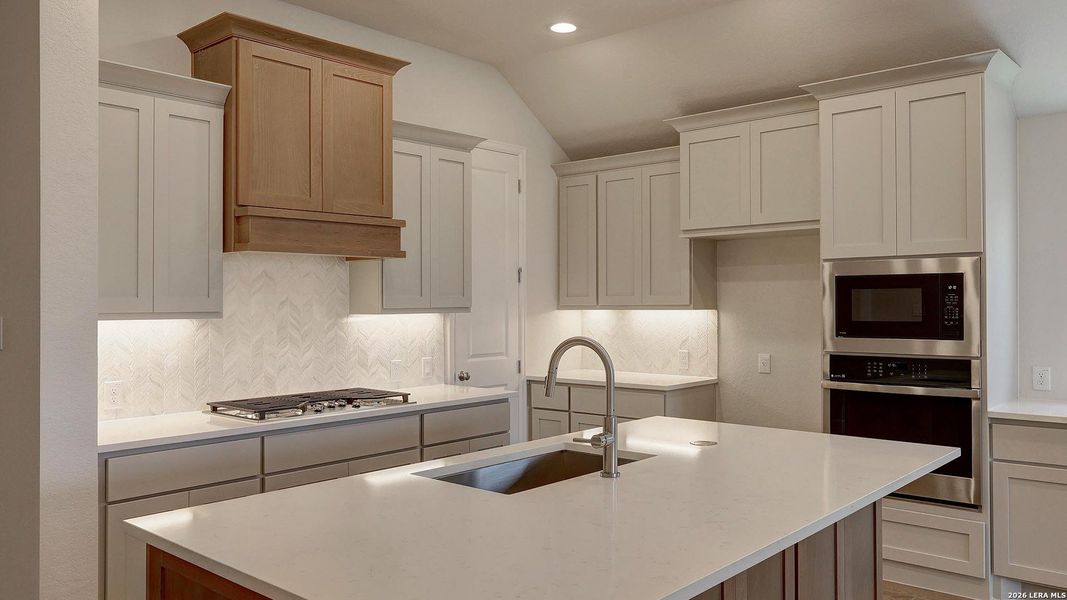 Furnished interior view inside a new home in Ladera, San Antonio (Image 12).