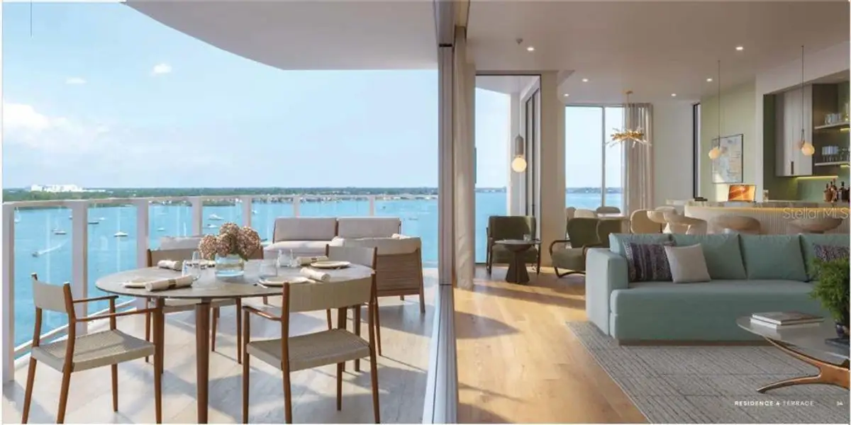 Furnished interior view inside a new home in , Sarasota (Image 7).