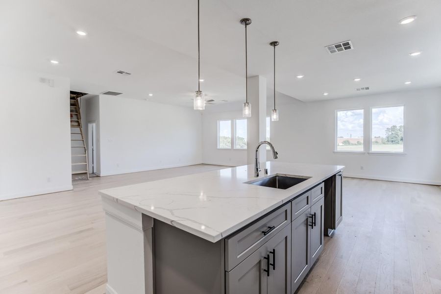 Furnished interior view inside a new home in Townsen Landing, Humble (Image 6).
