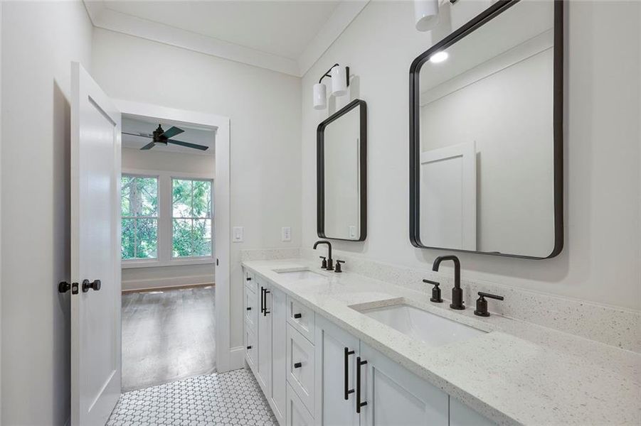 Furnished interior view inside a new home in , Atlanta (Image 32).