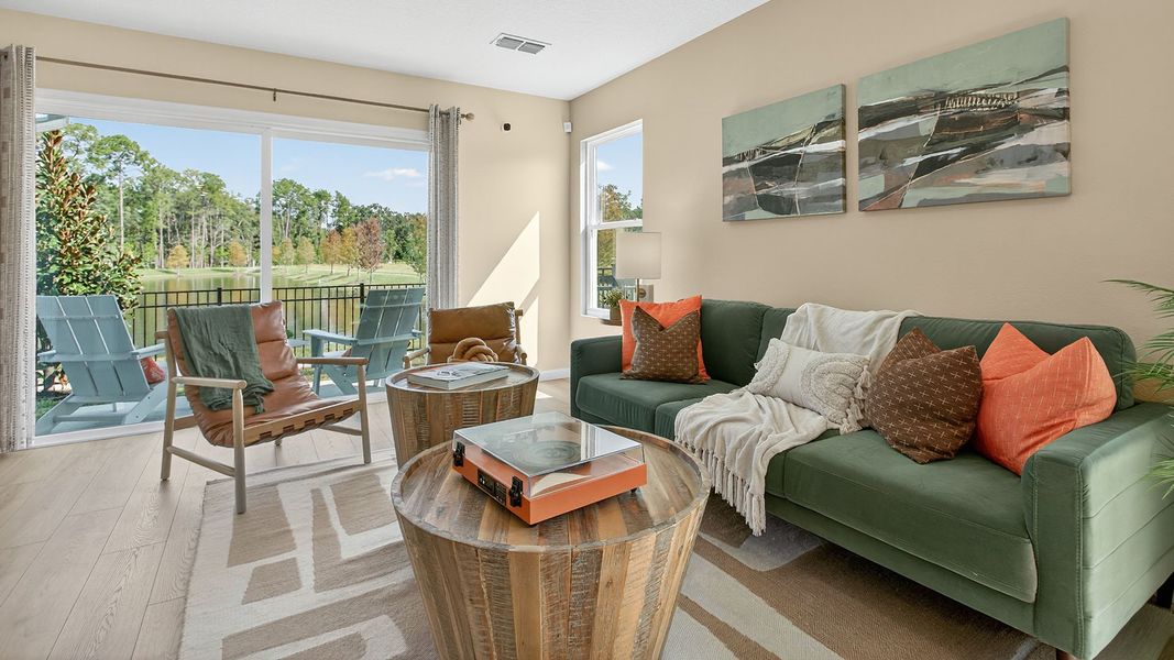 Representative furnished interior of a home built from the GREYSON II by D.R. Horton in Trout River, Jacksonville (Image 11).