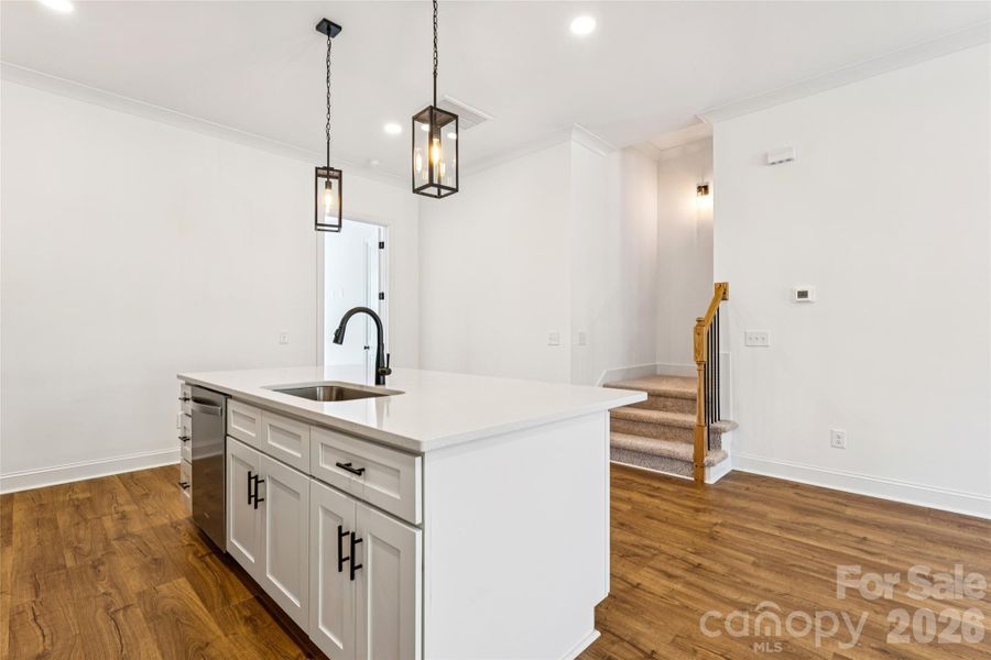 Large kitchen island