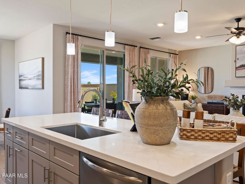 Furnished interior view inside a new home in North Ridge at Pronghorn Ranch, Prescott Valley (Image 11). Furnished interior view inside a new home in North Ridge at Pronghorn Ranch, Prescott Valley (Image 11).