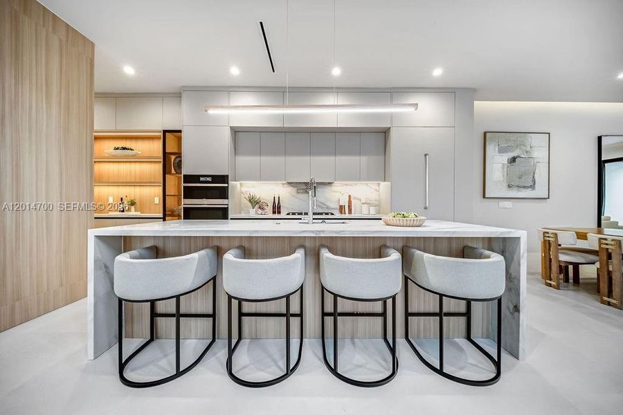 Furnished interior view inside a new home in , Fort Lauderdale (Image 64).