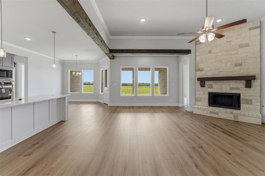 Spacious, unfurnished interior of a new home in Fannin Ranch, Leonard (Image 15).