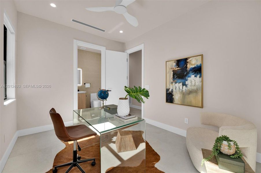 Furnished interior view inside a new home in , Fort Lauderdale (Image 42).
