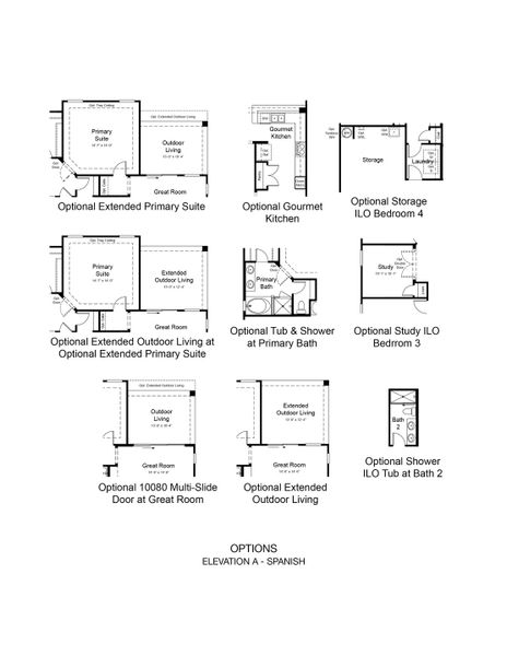 2D floor plan layout of this home in Hawes Crossing, Mesa, AZ (Image 3).
