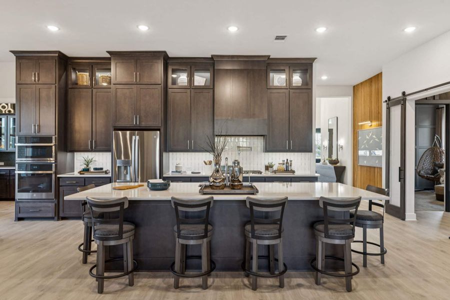 Furnished interior view inside a new home in Trinity Falls, McKinney (Image 6).