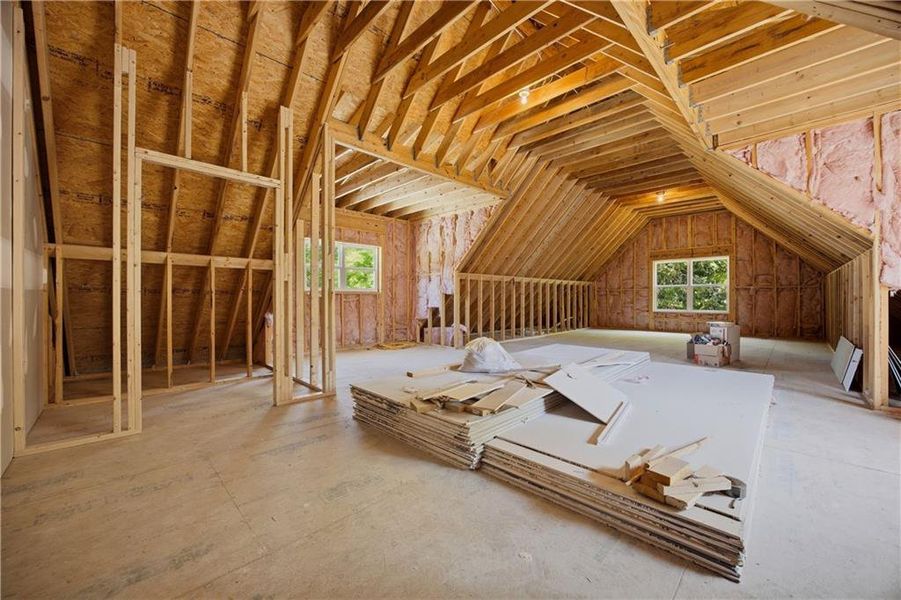 In-progress construction of a new home in , Sugar Hill, GA (Image 69).