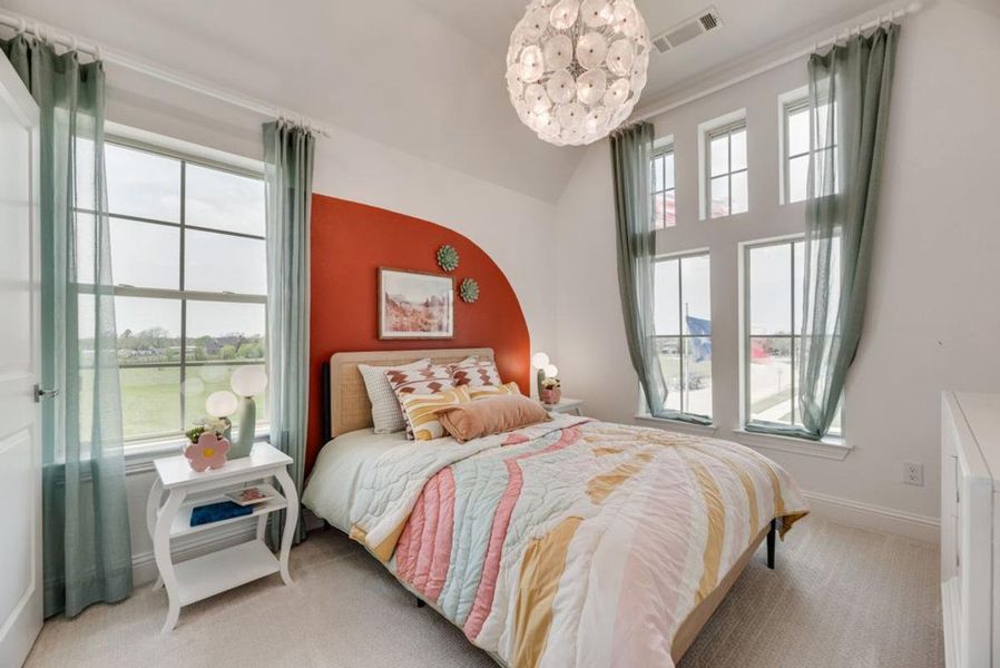 Representative furnished interior of a home built from the Hartford by Grand Homes in Creekside at Elevon, Lavon (Image 12).