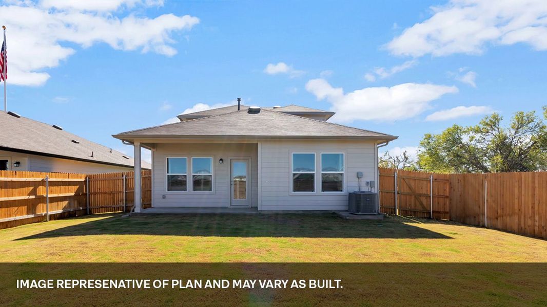 Exterior details and patio area of a home in Carillon, Manor (Image 4).