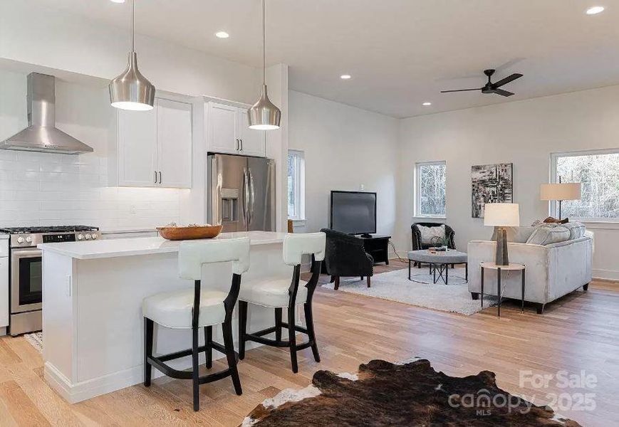 Furnished interior view inside a new home in , Asheville (Image 18).