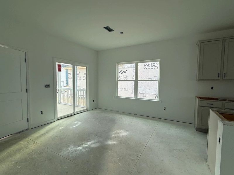 Breakfast Area featuring the AW Collection® Artisan - Sunlit and welcoming with earthy finishes and handcrafted flair.