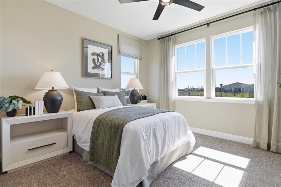 Furnished interior view inside a new home in Coastal Gardens, Palm Coast (Image 10). Furnished interior view inside a new home in Coastal Gardens, Palm Coast (Image 10).