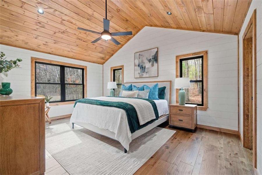Furnished interior view inside a new home in , Blue Ridge (Image 11).