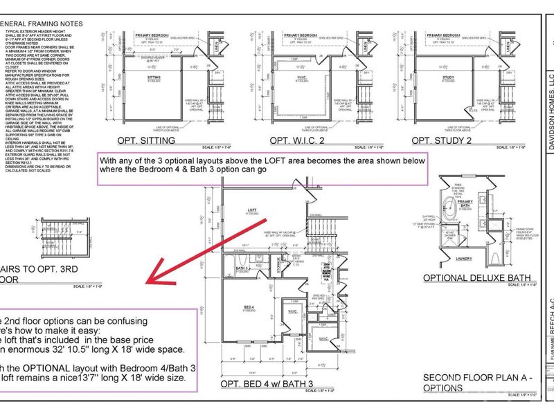 2D floor plan layout of this home in Enclave at Belmont, Belmont, NC (Image 3).