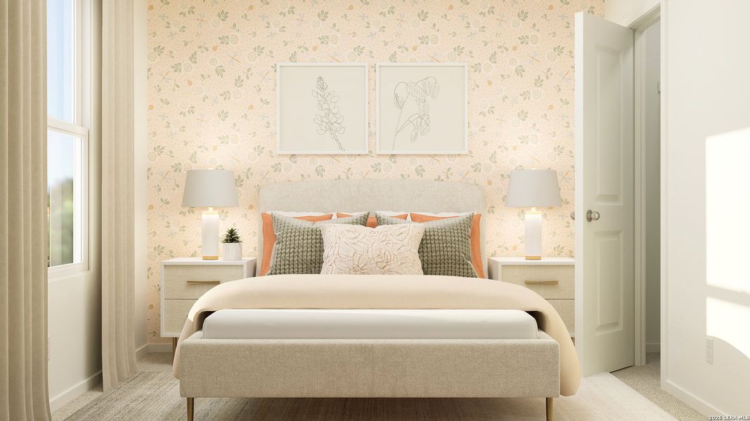 Furnished interior view inside a new home in Voss Farms, New Braunfels (Image 7). Furnished interior view inside a new home in Voss Farms, New Braunfels (Image 7).