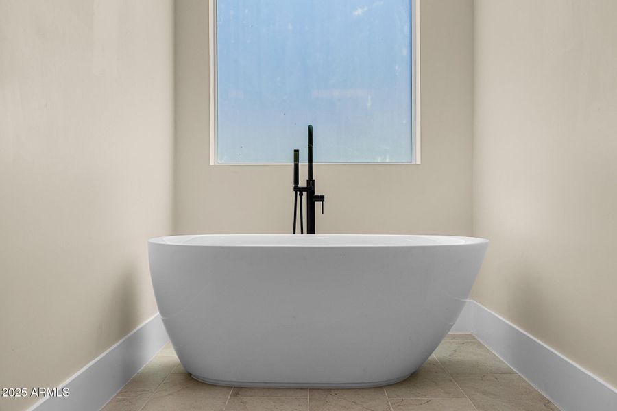 primary bathroom tub sample finishes