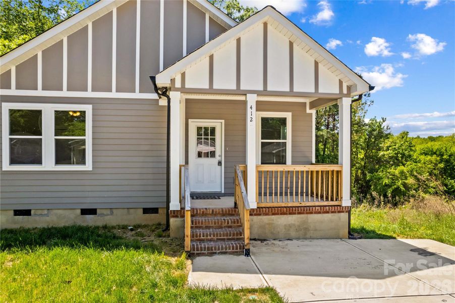 Exterior details and patio area of a home in , Salisbury (Image 4).
