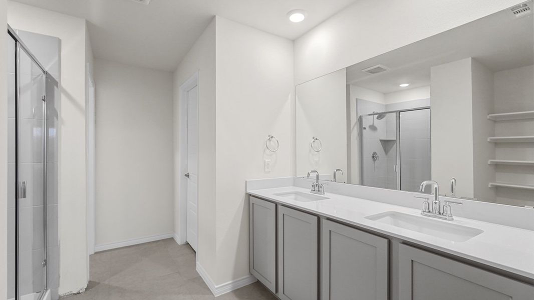 Furnished interior view inside a new home in Woodcreek, Fate (Image 6).