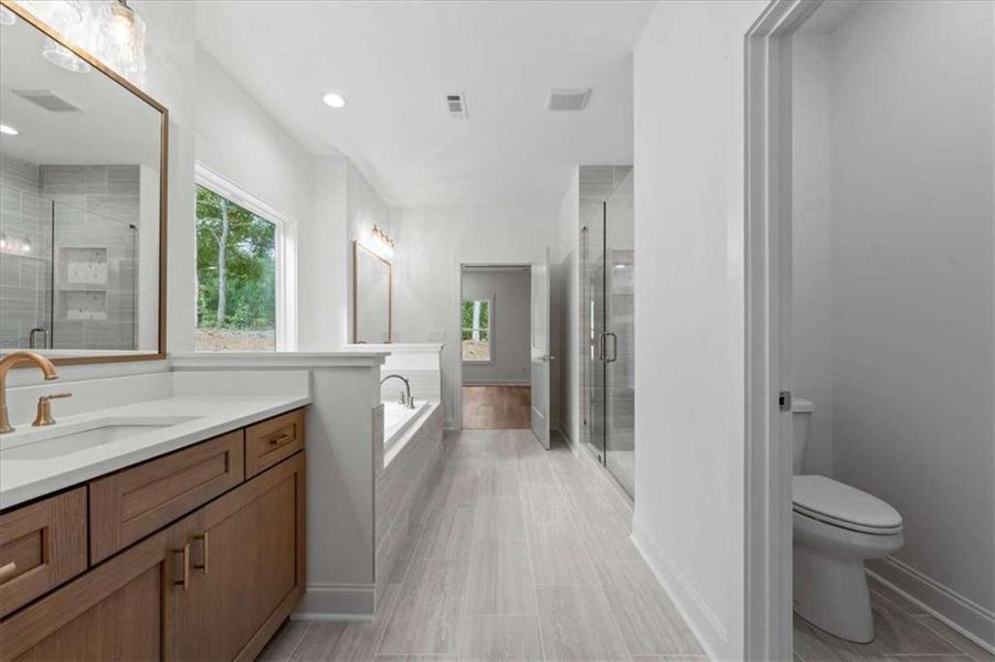 Furnished interior view inside a new home in , Covington (Image 14).