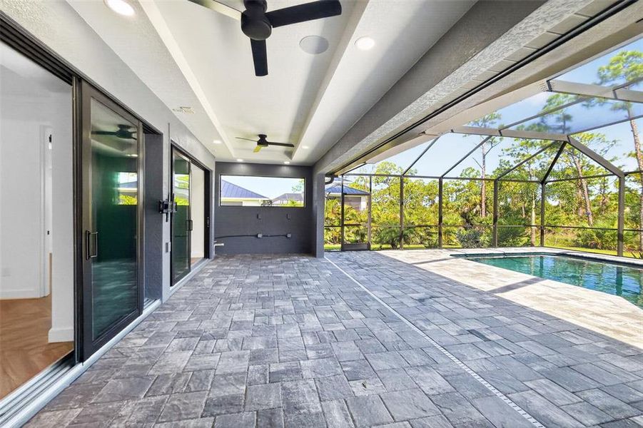 Exterior details and patio area of a home in , Rotonda West (Image 38).
