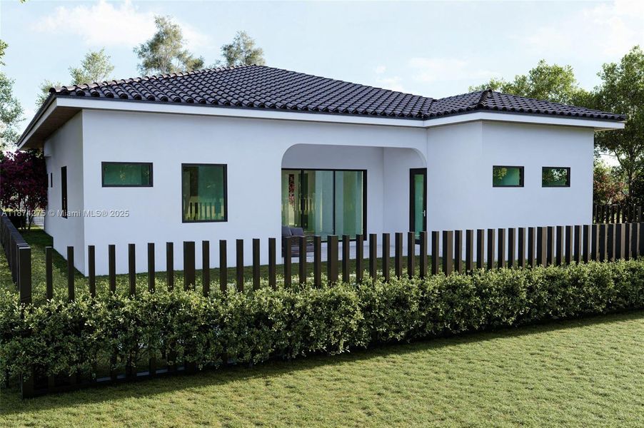 Front exterior of a new home in , Miami, FL, highlighting curb appeal (Image 3).