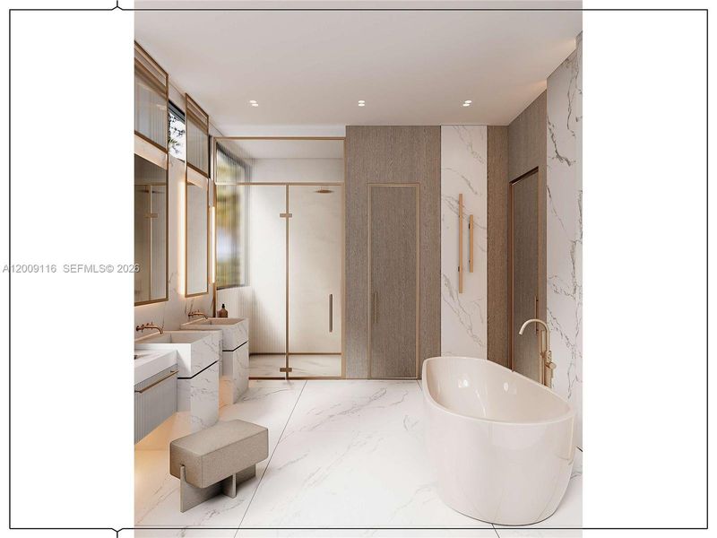 Furnished interior view inside a new home in , Golden Beach (Image 34).